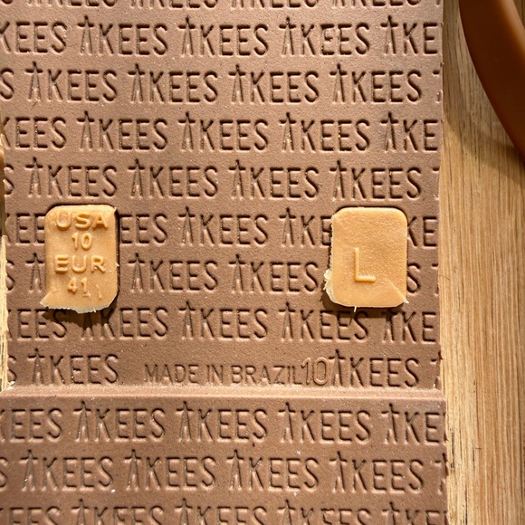 TKEES Nude Minimal Flip Flops Sandals Size 10 / EU 41 NWT w/ Pouch - Picture 4 of 4